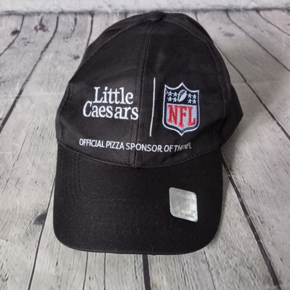 NWT Little Caesars Black NFL Hat